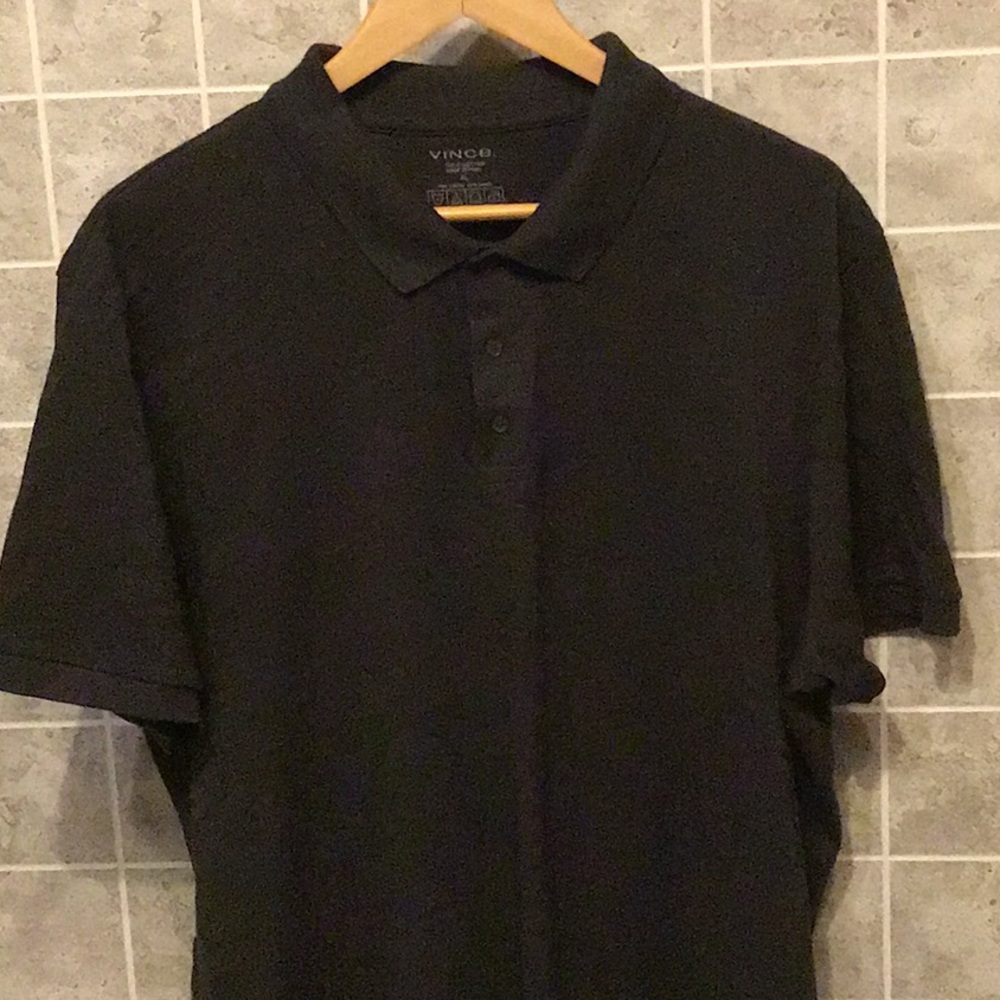 Vince XL polo charcoal